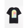 CASABLANCA BLACK L ARCHE CLASSIC T SHIRT